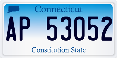 CT license plate AP53052