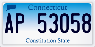 CT license plate AP53058