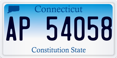 CT license plate AP54058