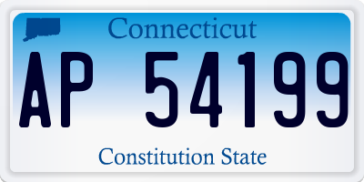 CT license plate AP54199