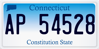 CT license plate AP54528