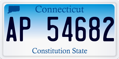 CT license plate AP54682