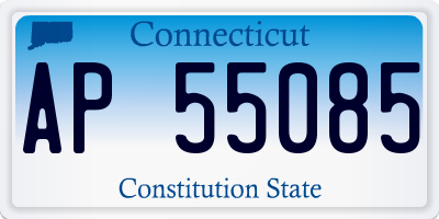 CT license plate AP55085