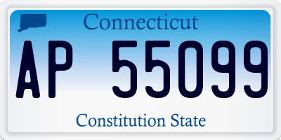 CT license plate AP55099