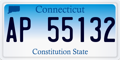CT license plate AP55132
