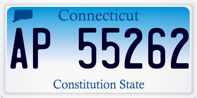 CT license plate AP55262
