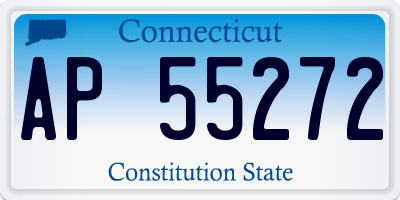 CT license plate AP55272