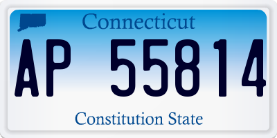 CT license plate AP55814