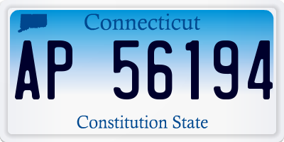 CT license plate AP56194