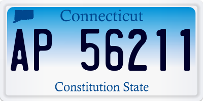 CT license plate AP56211