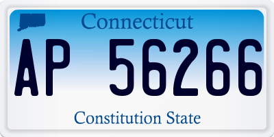 CT license plate AP56266