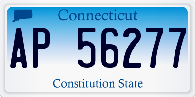 CT license plate AP56277