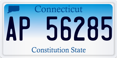 CT license plate AP56285