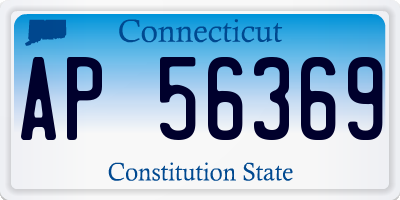 CT license plate AP56369