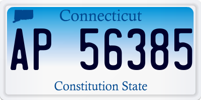 CT license plate AP56385