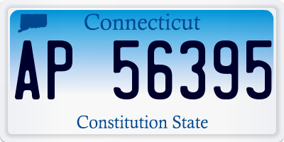 CT license plate AP56395