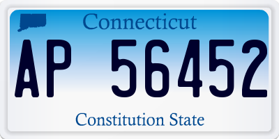 CT license plate AP56452
