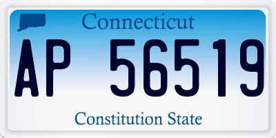 CT license plate AP56519