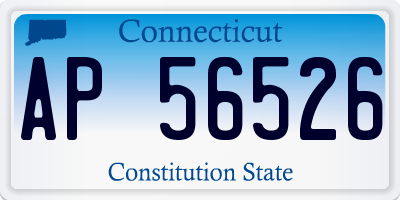 CT license plate AP56526