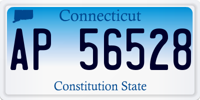 CT license plate AP56528