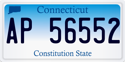 CT license plate AP56552
