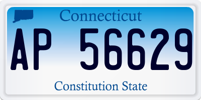 CT license plate AP56629