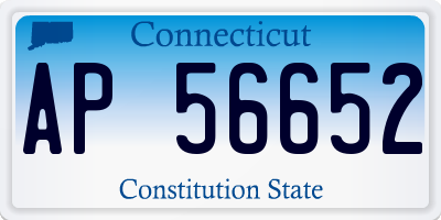 CT license plate AP56652