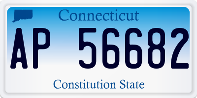 CT license plate AP56682