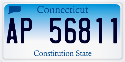 CT license plate AP56811