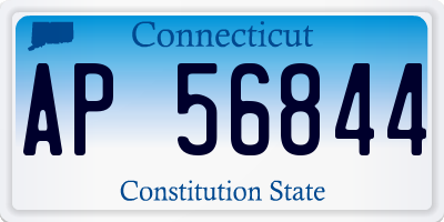 CT license plate AP56844