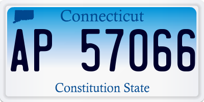 CT license plate AP57066