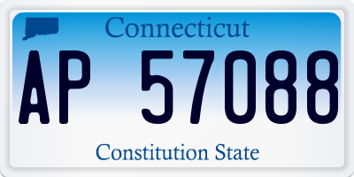 CT license plate AP57088