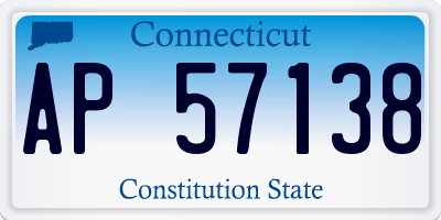 CT license plate AP57138