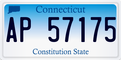 CT license plate AP57175