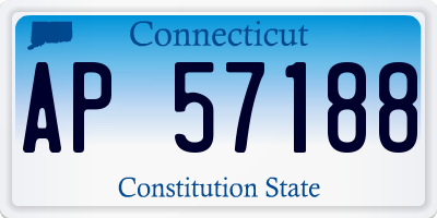 CT license plate AP57188