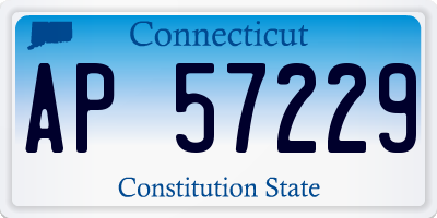 CT license plate AP57229