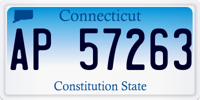 CT license plate AP57263