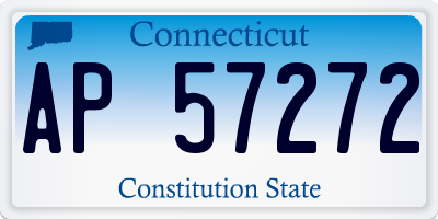 CT license plate AP57272