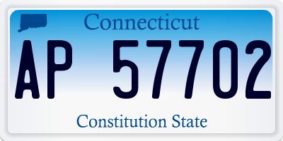 CT license plate AP57702