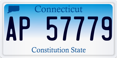 CT license plate AP57779