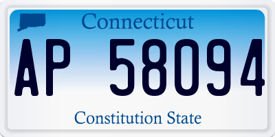 CT license plate AP58094