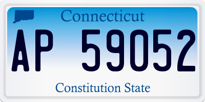 CT license plate AP59052