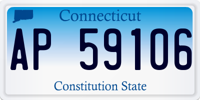 CT license plate AP59106