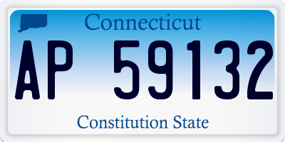 CT license plate AP59132