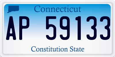 CT license plate AP59133