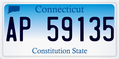 CT license plate AP59135