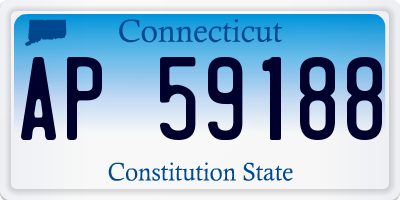 CT license plate AP59188