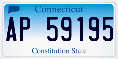 CT license plate AP59195