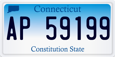 CT license plate AP59199