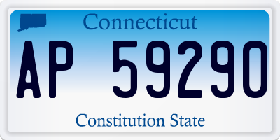 CT license plate AP59290